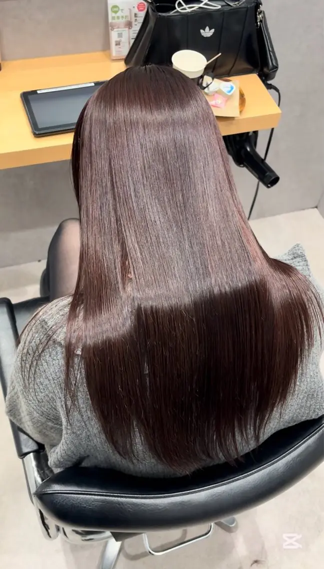 セミロング 髪質改善 トリートメント トリートメント 髪質改善ヘアケア 艶髪特化/上田のヘアスタイル