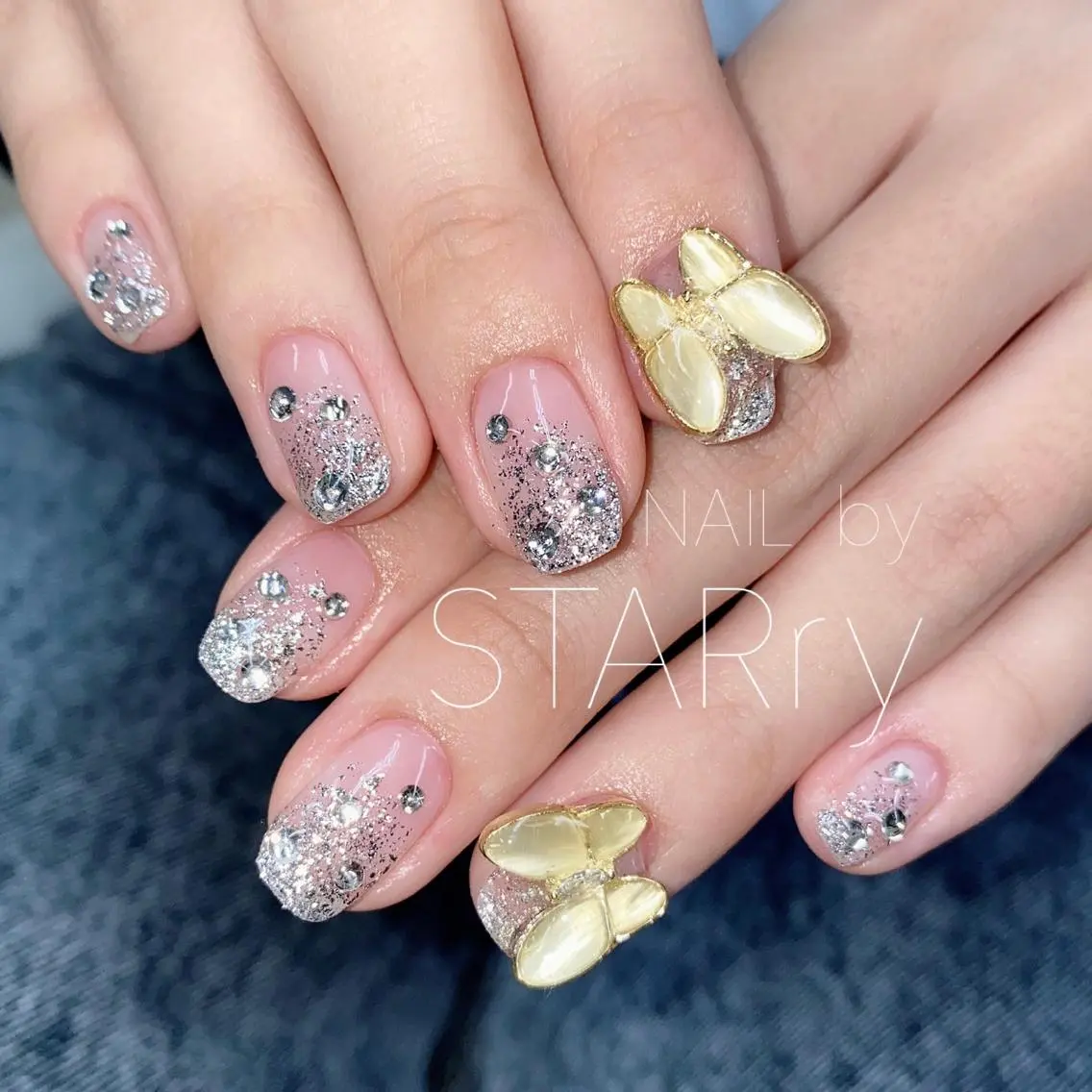 ネイル アートネイル ジェルネイル ニュアンスネイル パラジェル NAIL by STARry 川口のネイルデザイン