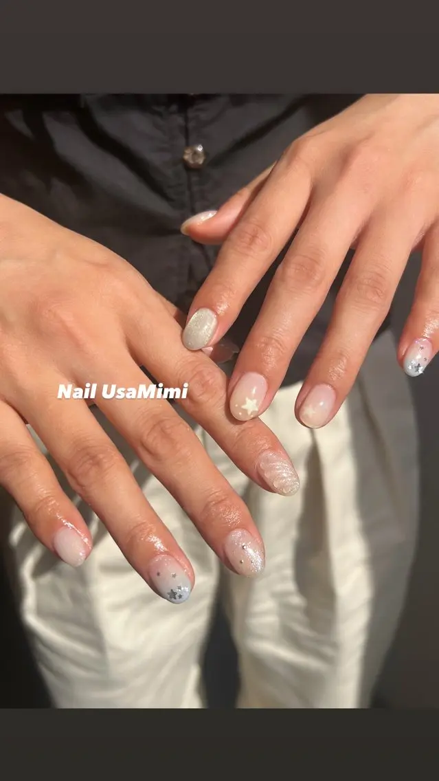 ネイル ハンドネイル 本町ネイルNail UsaMimiのネイルデザイン