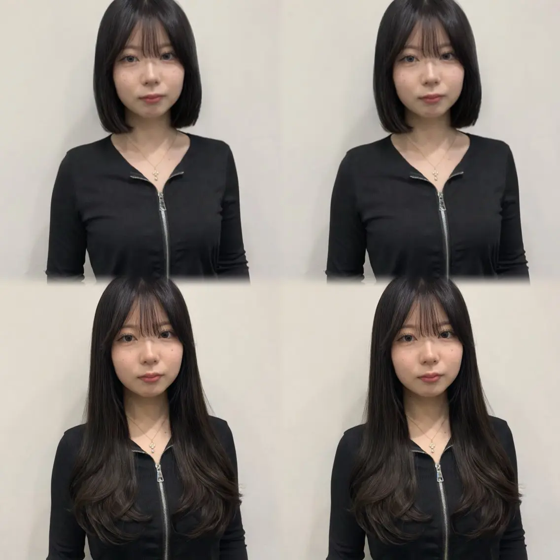 【✨️5月30日1名限定メニュー✨️】シールエクステ80本➕馴染ませカット✂️《韓国ヘア/ロング/バージン毛100%》の写真