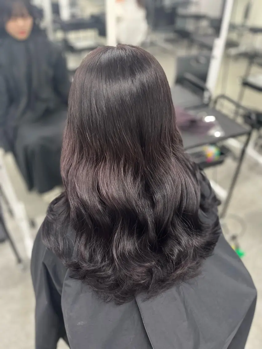 カラー ベージュ・ラベンダー カラー🎀りりのヘアスタイル