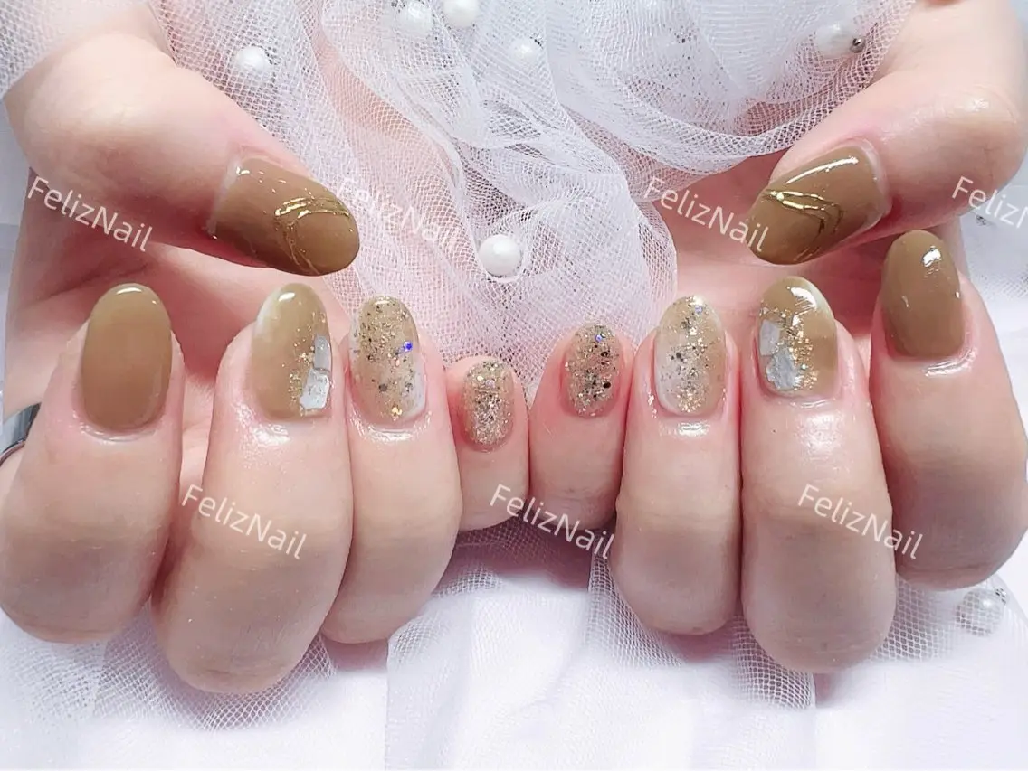 ★キャンペーン★【初回オフ無料】💕大人気💕ニュアンスアートコース「インスタ@feliz_nail2020」の写真