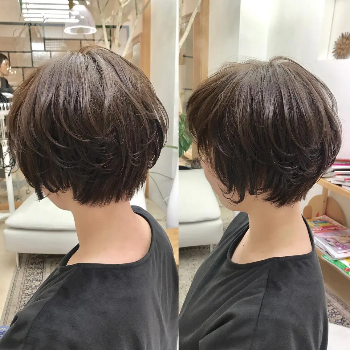 ショート カラー カット ヘアカラー トリートメント 平田 健一のヘアスタイル