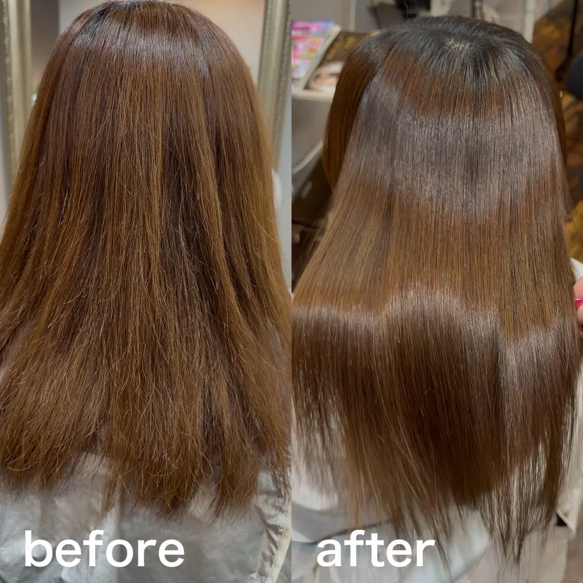 セミロング 髪質改善 縮毛矯正 縮毛矯正 トリートメント BLOOM柏 Kazuのヘアスタイル