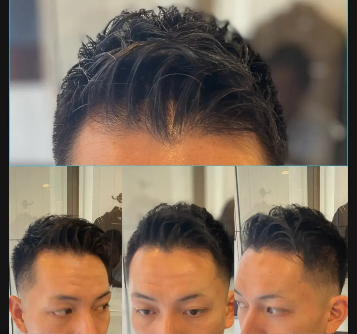 ショート メンズ アップバング ショートヘア 渡邉 直登のヘアスタイル