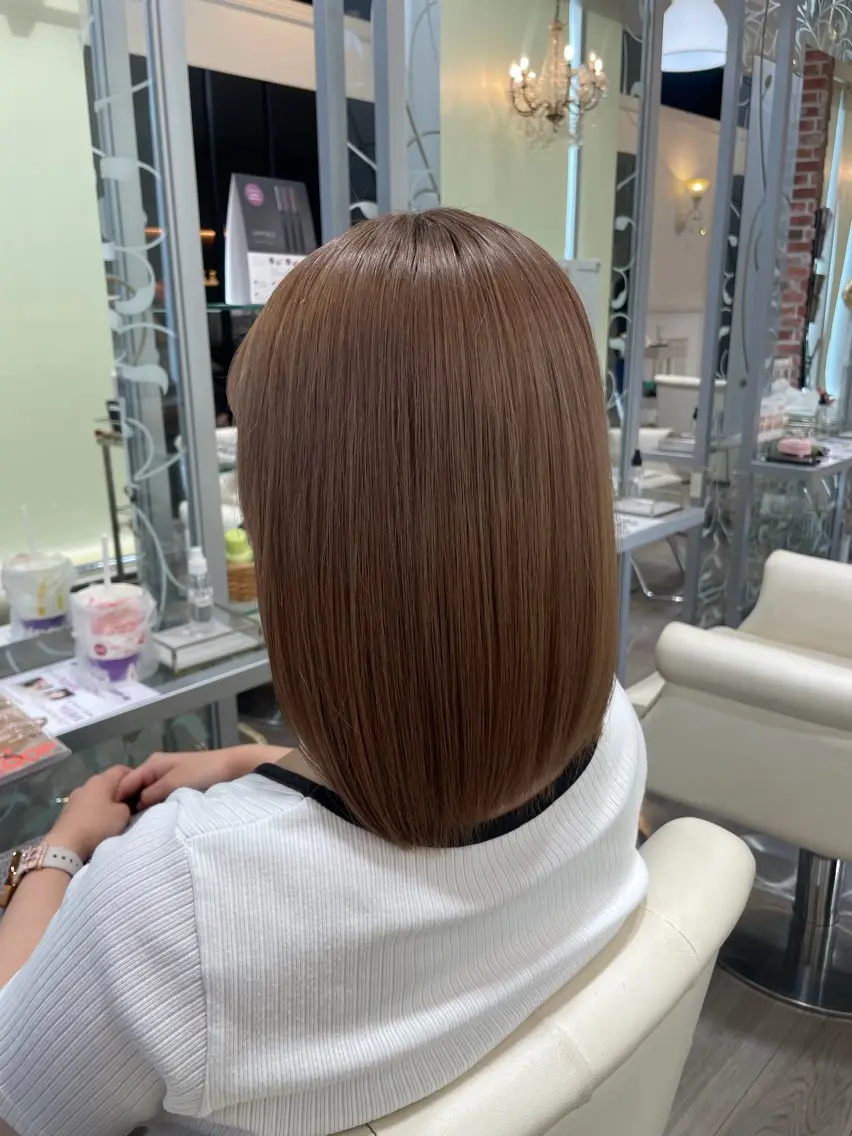 ミディアム カラー ベージュカラー ブリーチ カット ヘアカラー トリートメント WILL 上村拳吾 似合わせ特化のヘアスタイル