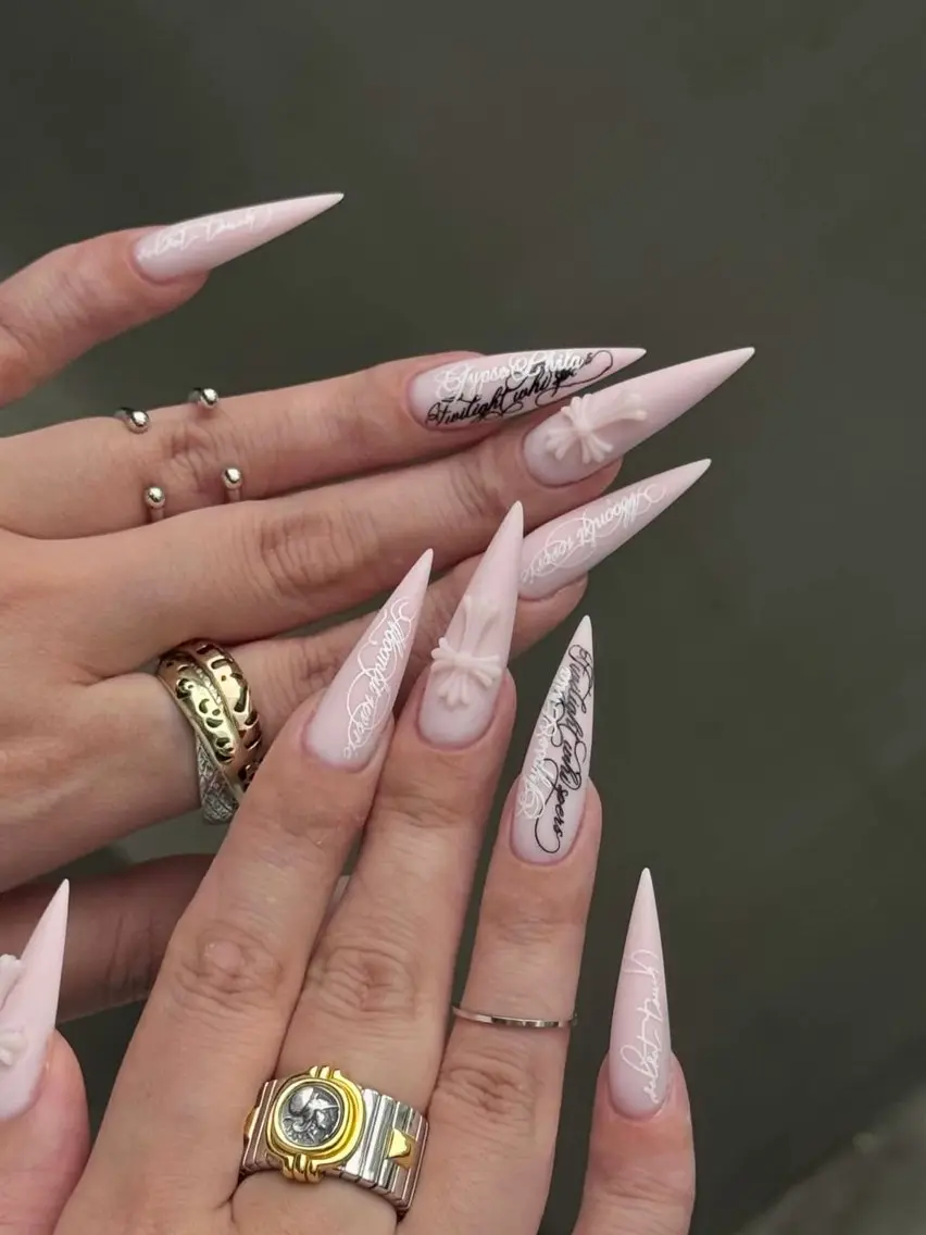 ネイル 長さ出し フレンチネイル 韓国ネイル ロングネイル シンプルネイル Mina Aurea Nailのネイルデザイン