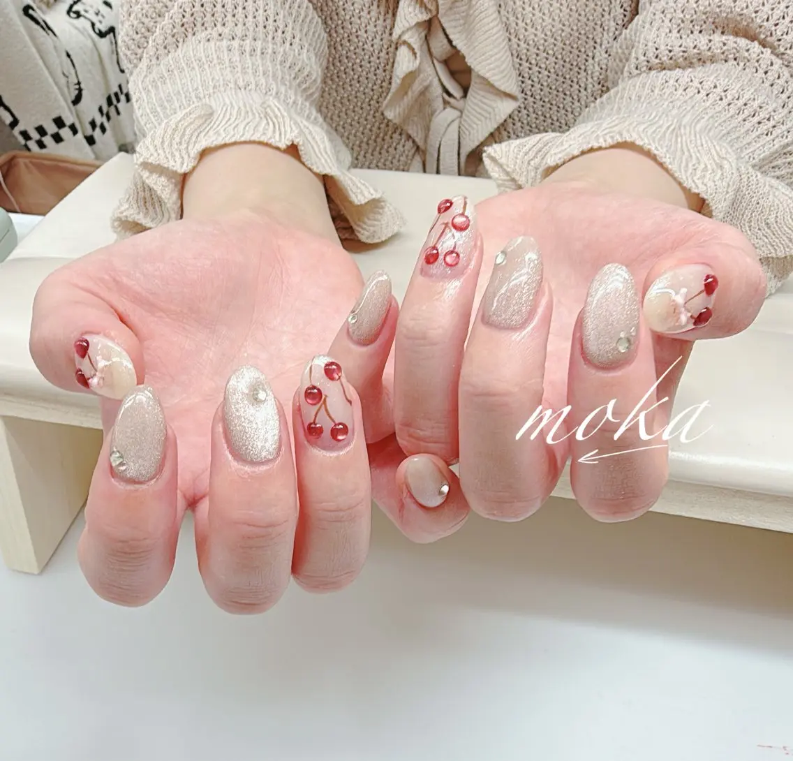 ネイル ハンドネイル ハンドケア 胡蝶蘭レディースサロ ンNailMOKAのネイルデザイン