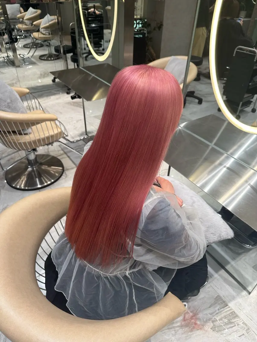 ロング カラー ヘアカラー 透明感✖️暖色 shuheiのヘアスタイル