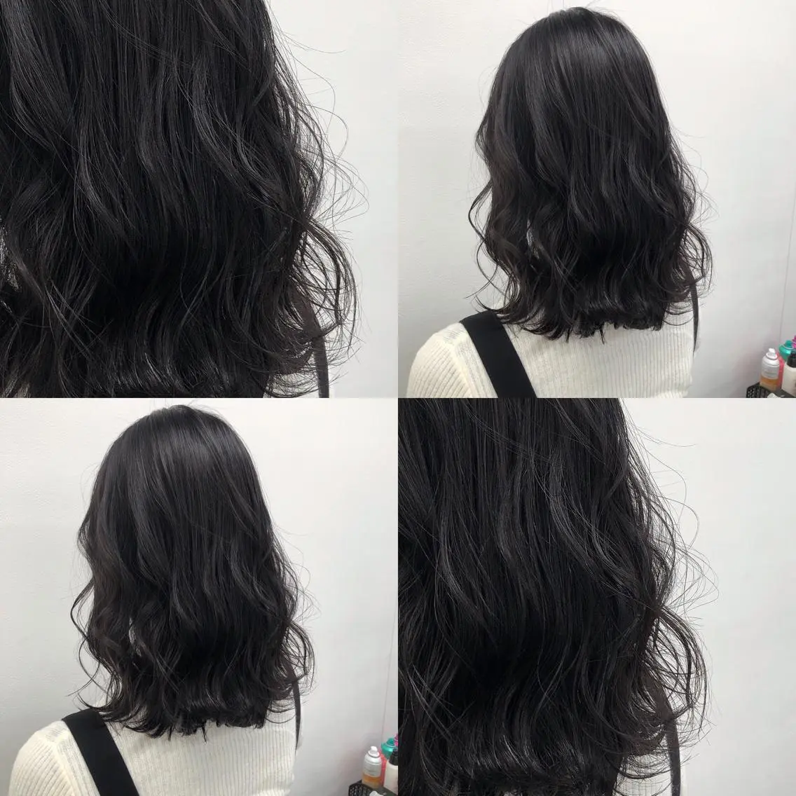 ロング カラー パーマ ヘアアレンジ メンズ キッズ ネイル マツエク・マツパ 上品＆韓国風 🥀海心🥀のヘアスタイル