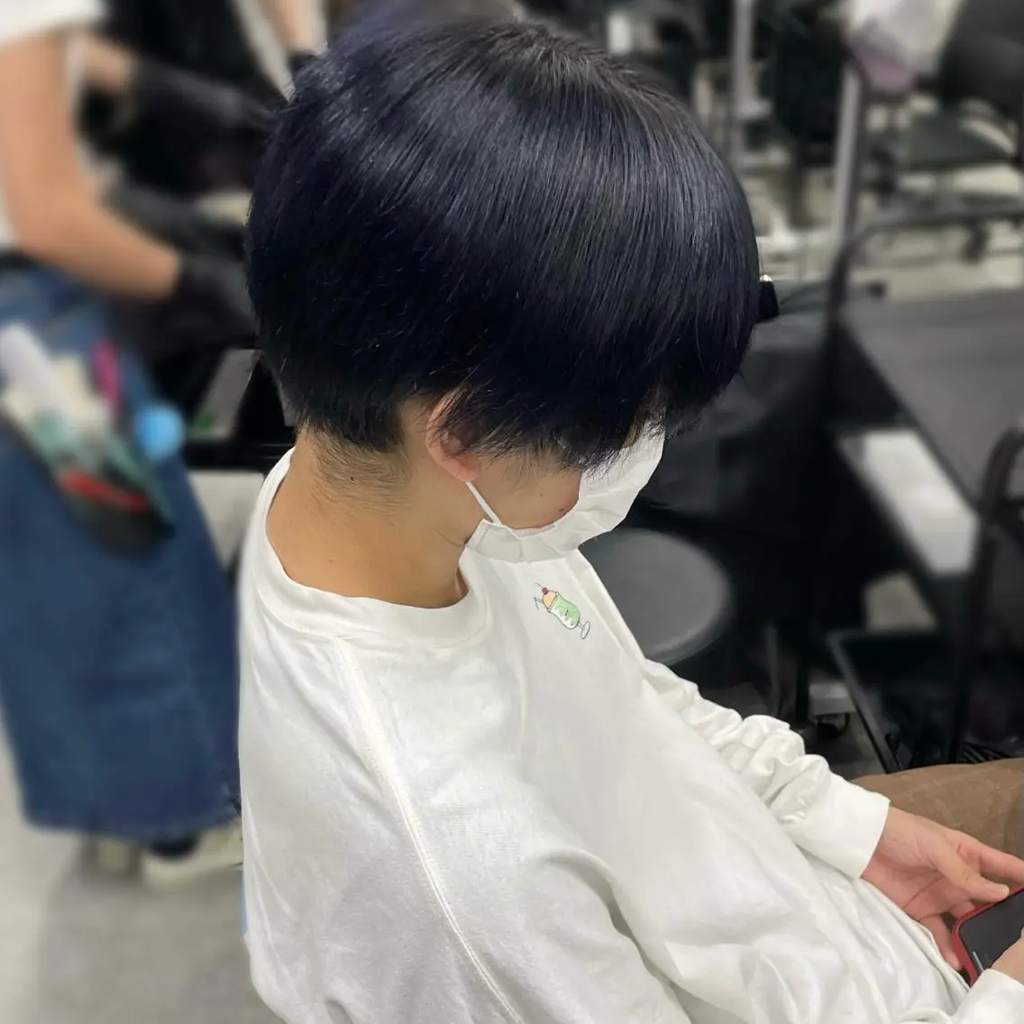 カラー メンズ 表参道♡暗髪♡ 艶カラー♡アユミのヘアスタイル