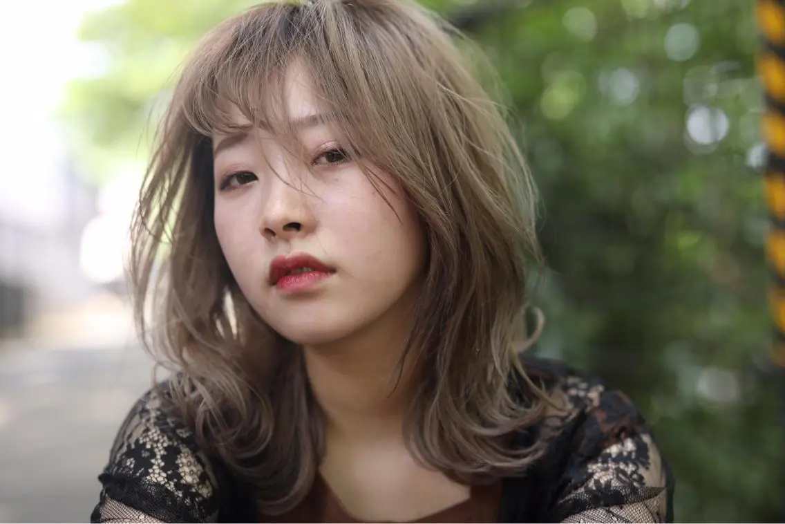 カラー ダブルカラー ヘアカラー 住田悠紗/ カットモデル募集中のヘアスタイル