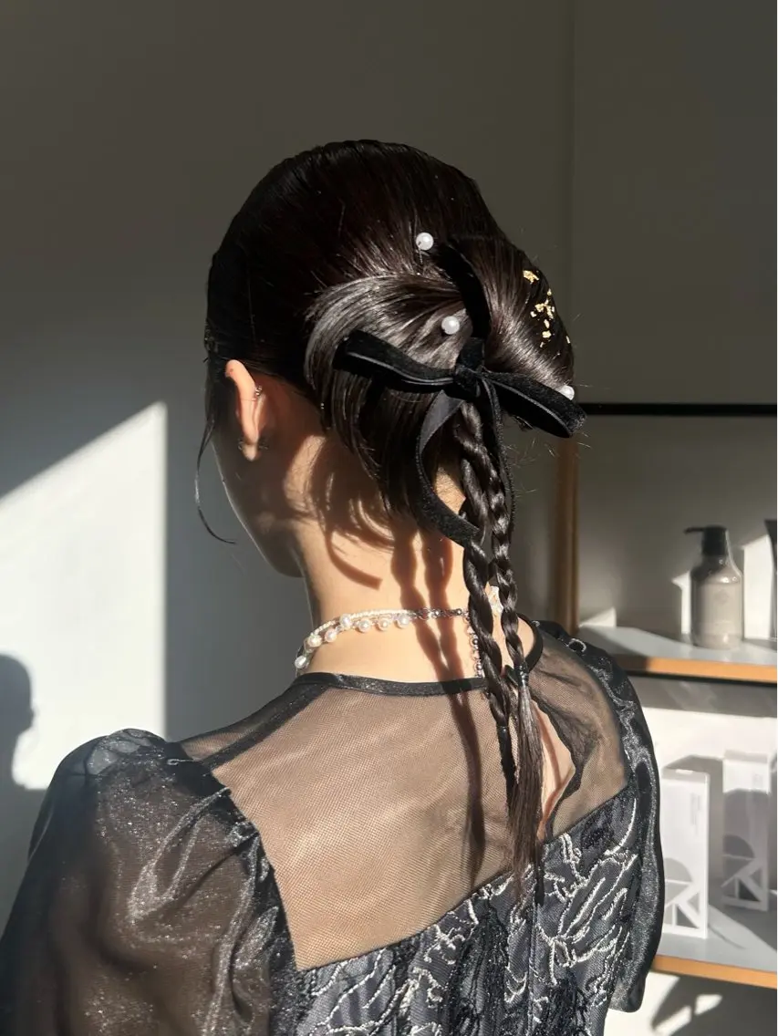 セミロング ヘアセット 金澤 希空のヘアスタイル