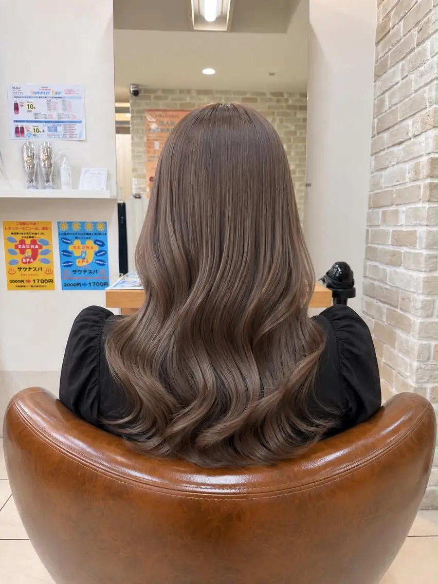 カラー 透明感カラー ボブ 髪質改善 かりや あゆみのヘアスタイル