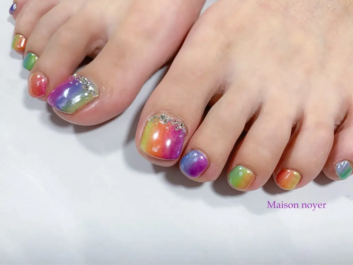 ネイル フットネイル Maison noyerのネイルデザイン