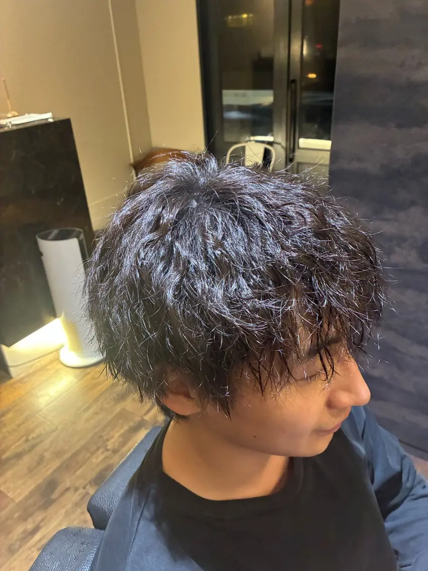 【漢らしさ全開!】ツイストパーマ ¥1000の写真