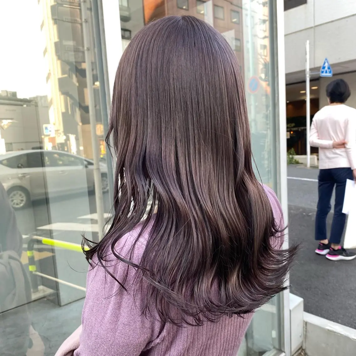 ロング カラー ヘアアレンジ ハッシュカット/レイ ヤーカットArataのヘアスタイル