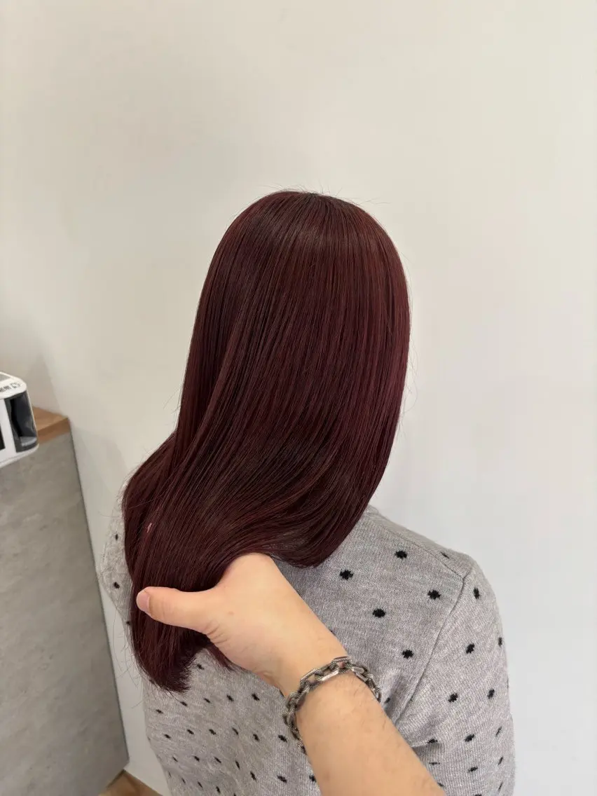 ロング カット ヘアカラー トリートメント little 小濱彰太のヘアスタイル