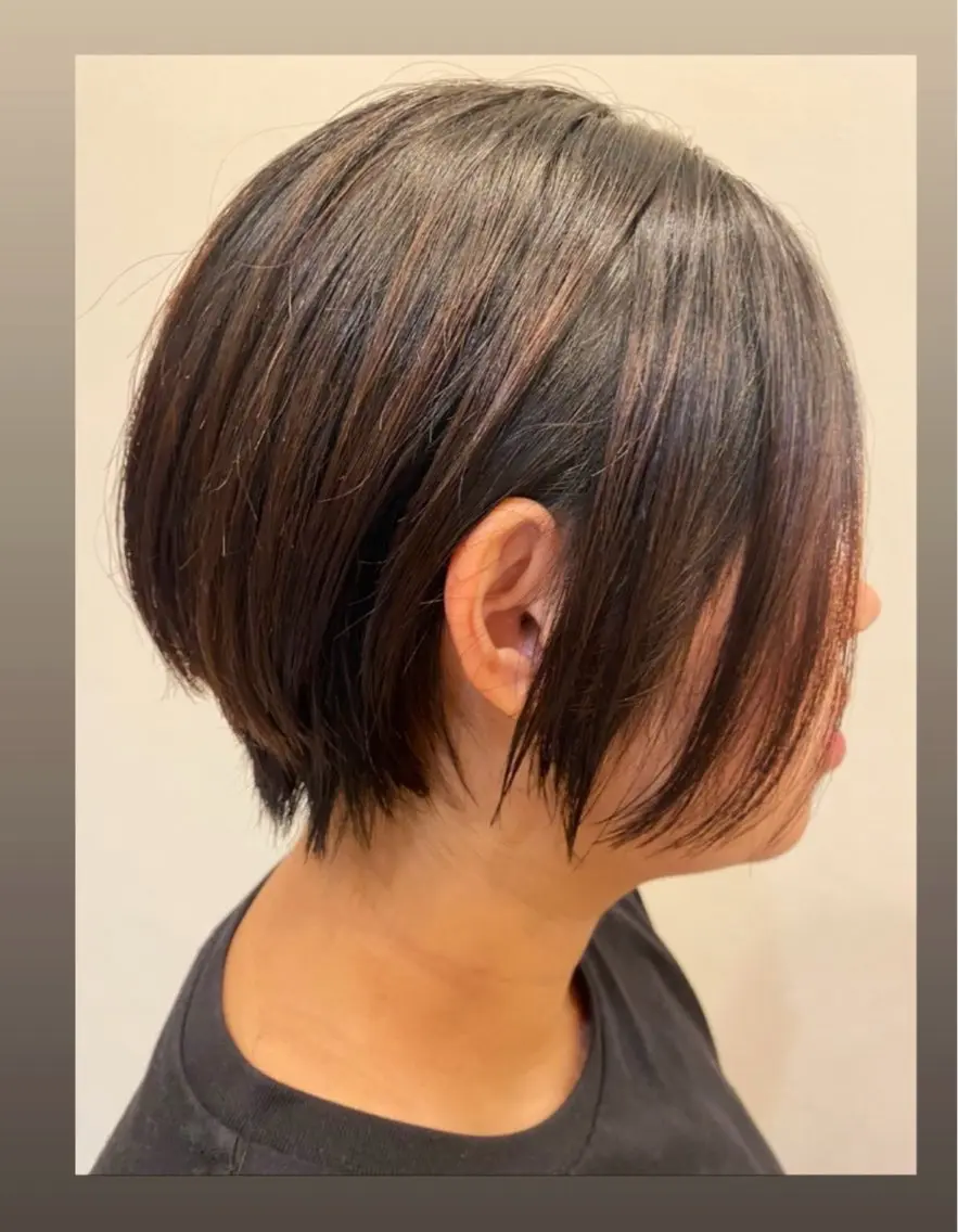 ショート 似合わせカット ショートヘア Birth& Bloom【さあや】のヘアスタイル