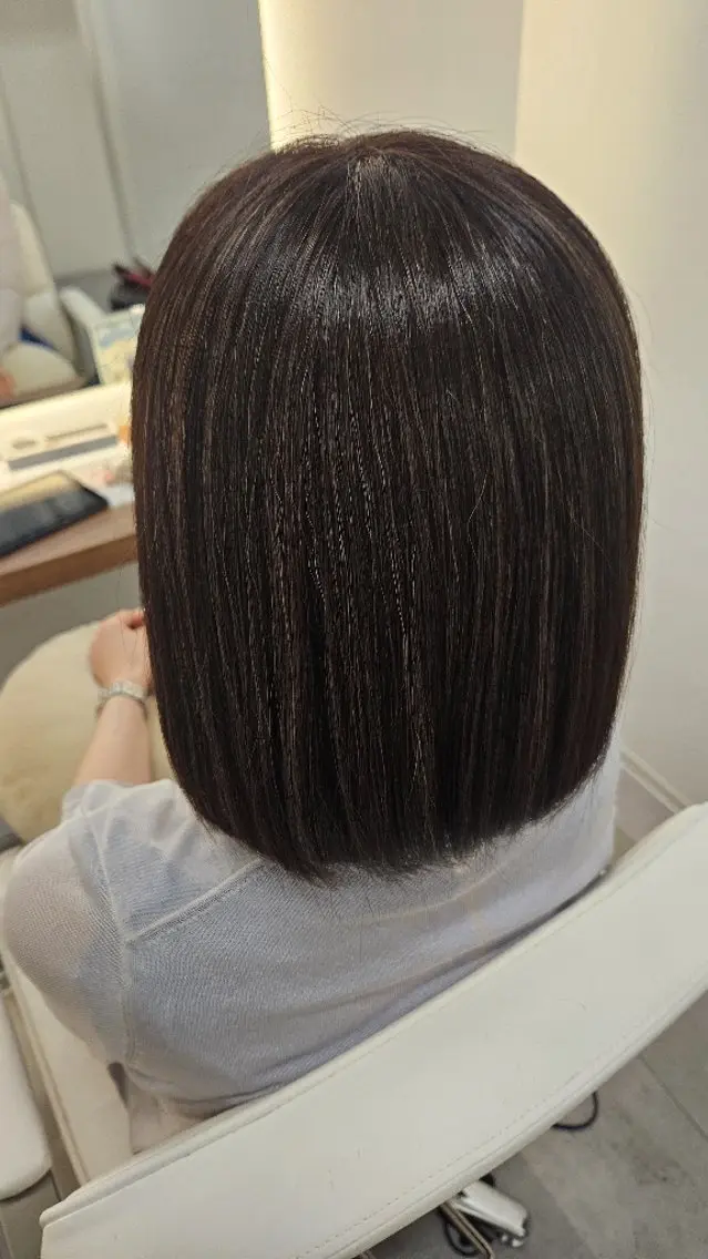 ミディアム カラー 髪質改善✨️レイヤー ✨️艶髪✨️佐藤宏紀のヘアスタイル