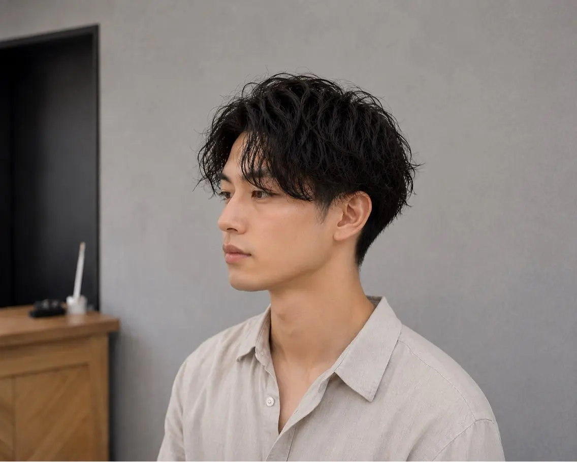 メンズ ツーブロック カット 堀越一弘 髪質改善ヘアケア特化のヘアスタイル