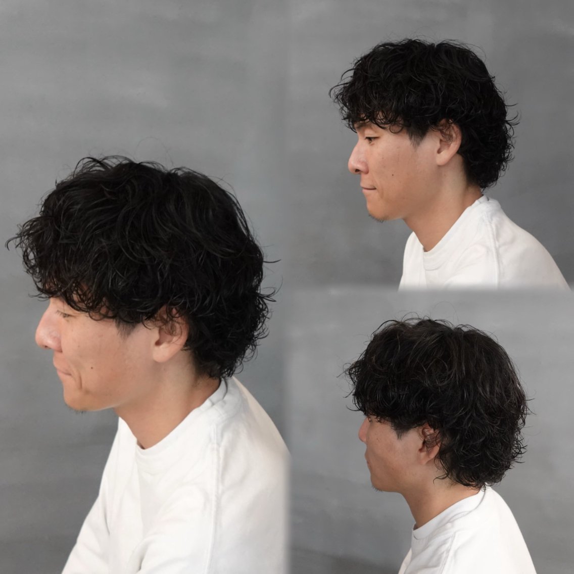 メンズ パーマ 水野 杏香のヘアスタイル