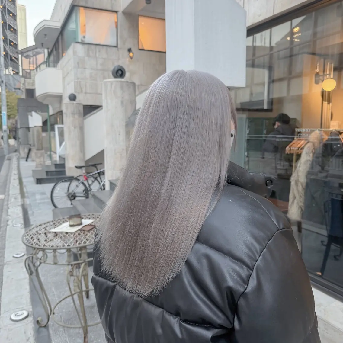 ロング カラー ⚜️ブリーチ× 透明感✨Hayatoのヘアスタイル