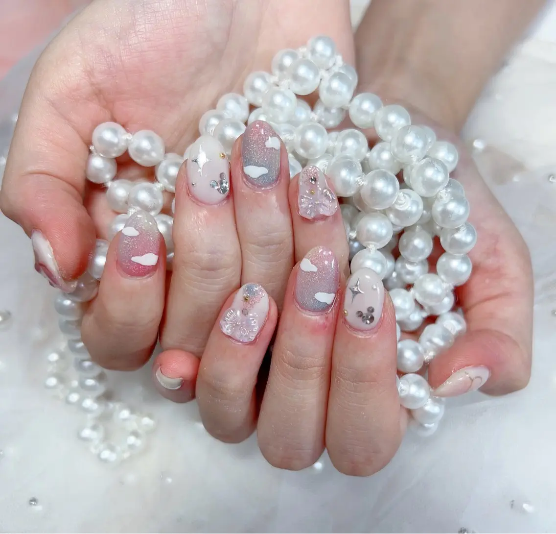 ネイル M 🌷Nail 長さだし専門店のネイルデザイン