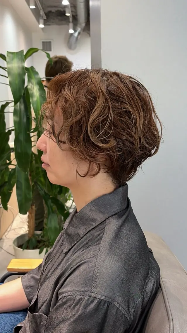 ショート くせ毛 縮毛矯正 SNSモニター募集！ くせ毛特化/大村のヘアスタイル
