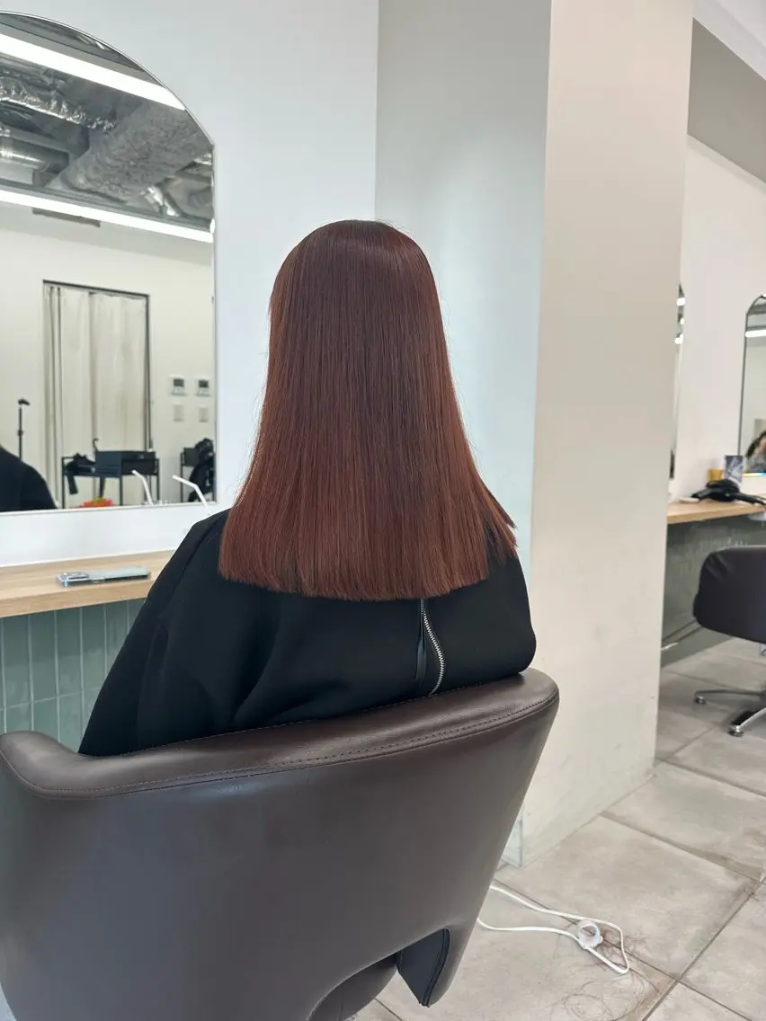 セミロング カラー キッズ オトナヘア🌸 harukaのヘアスタイル
