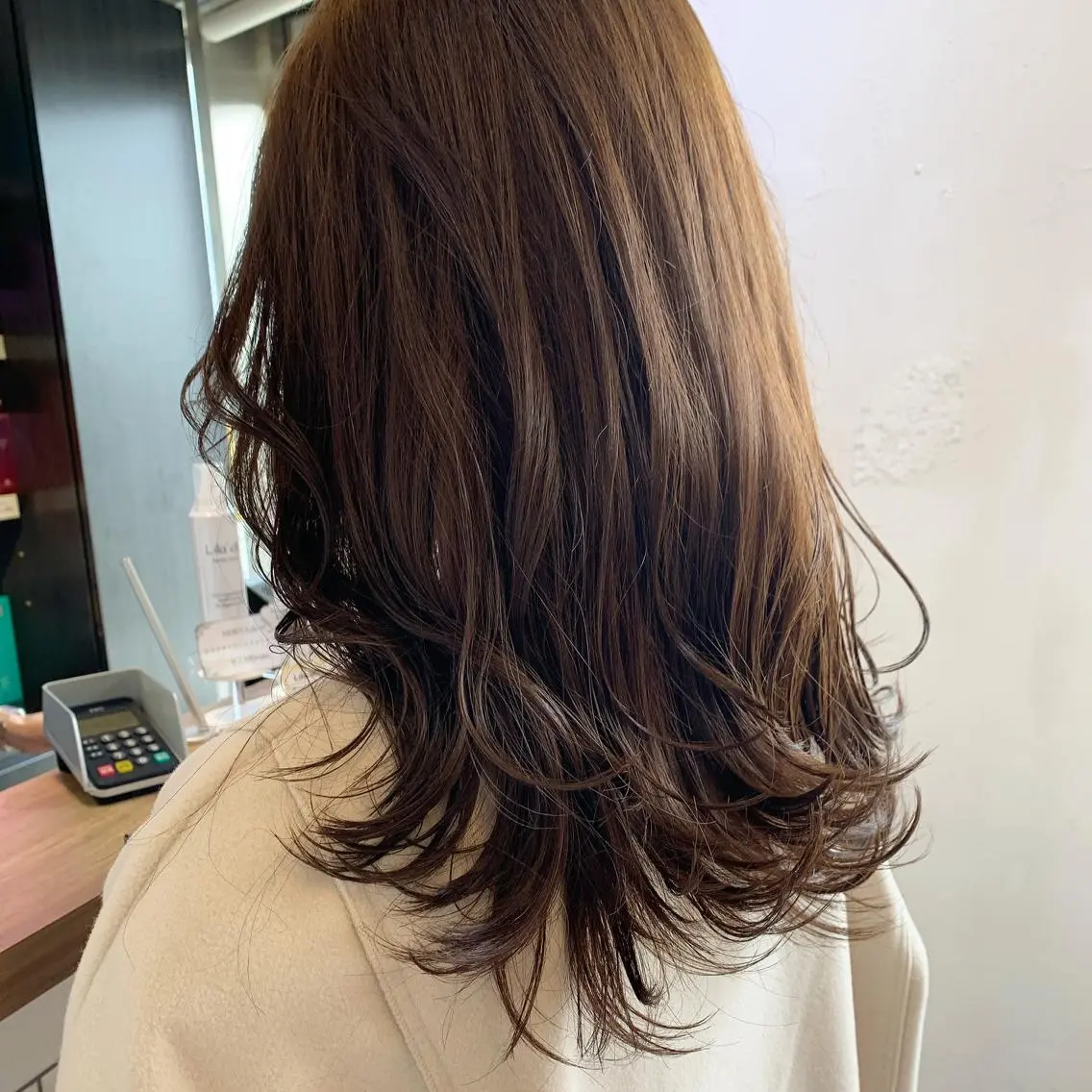 セミロング カラー ブリーチ 透明感カラー ダブルカラー ブリーチなしカラー ピンクカラー ヘアカラー トリートメント Sana / 韓国ヘア / カラーのヘアスタイル