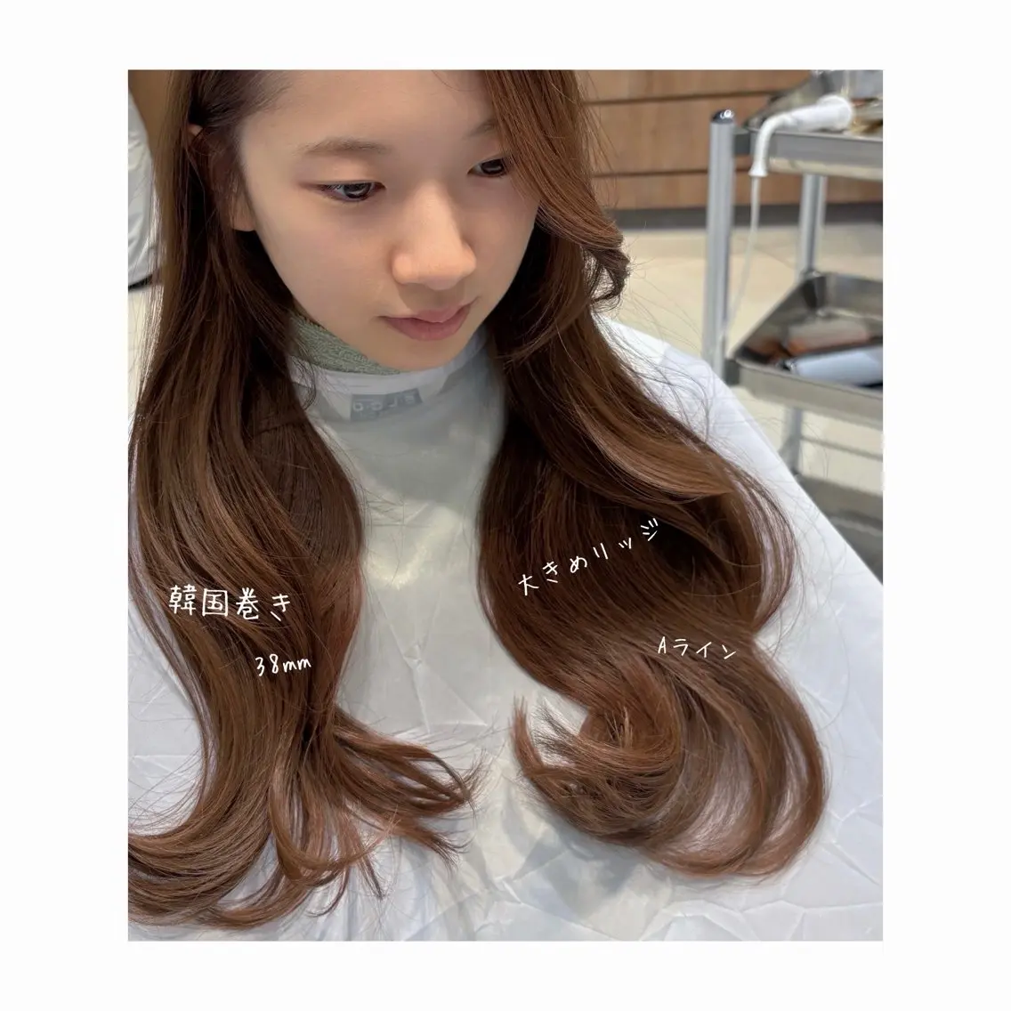 セミロング カット ヘアカラー 髪質改善🫧イチカワ アリサ🫧のヘアスタイル