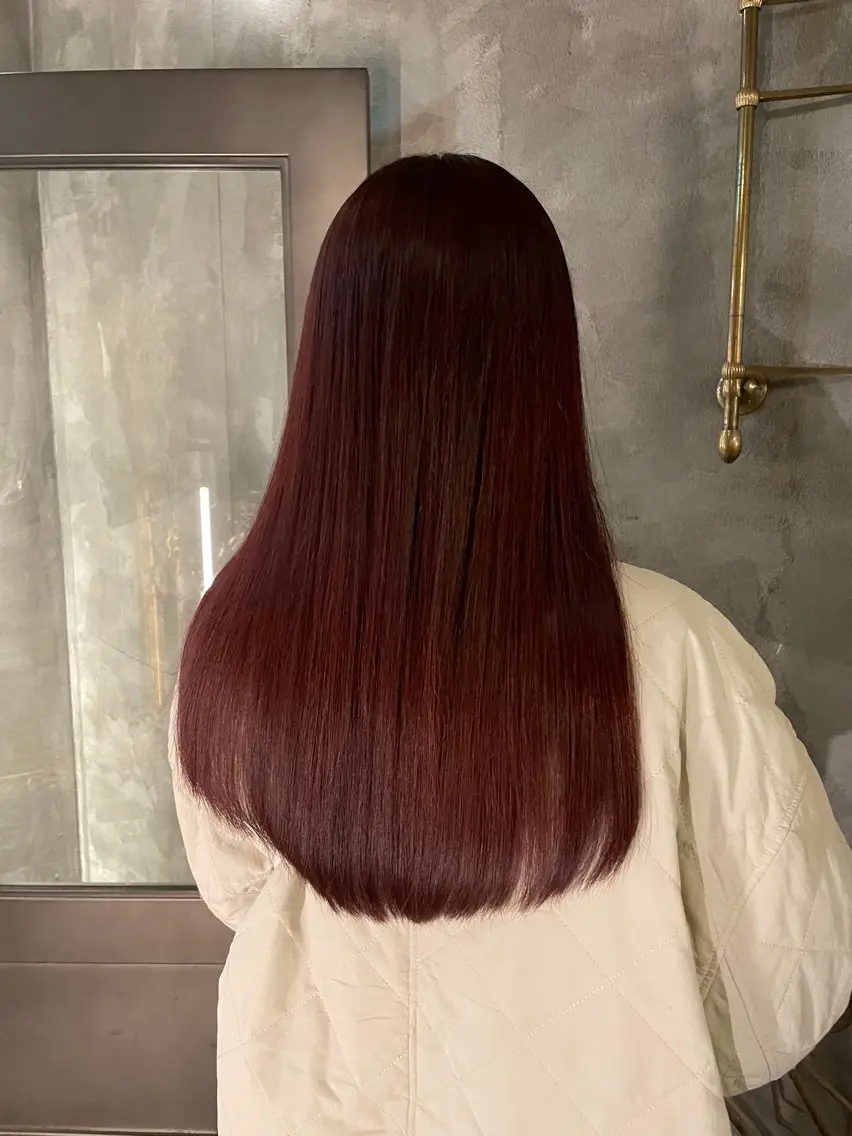 ロング カラー パーマ ヘアアレンジ ヘアカラー 縮毛矯正 トリートメント 似合わせカラー / レイヤーMADOKAのヘアスタイル