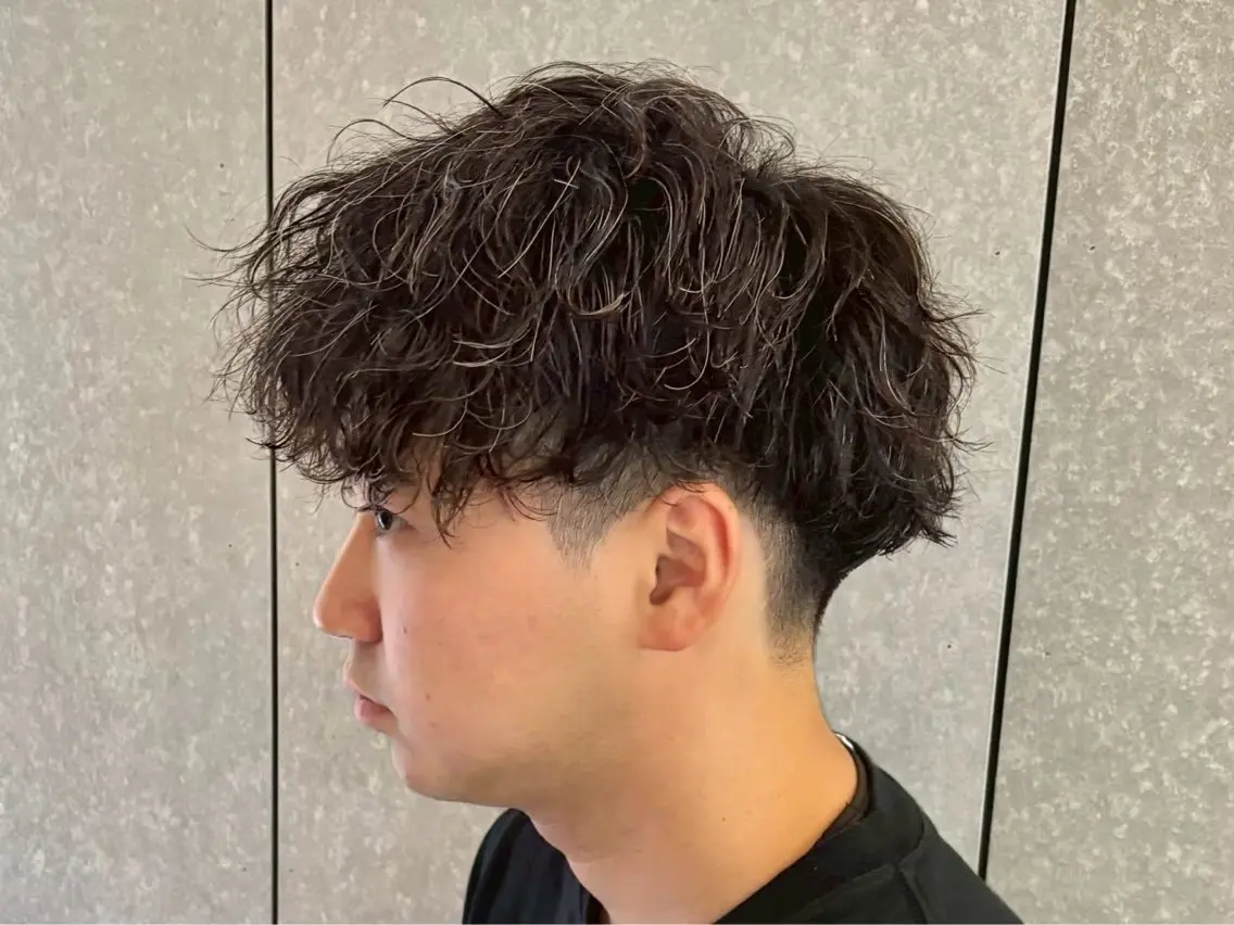 メンズ カット パーマ 【Niau】坂上 葵海のヘアスタイル