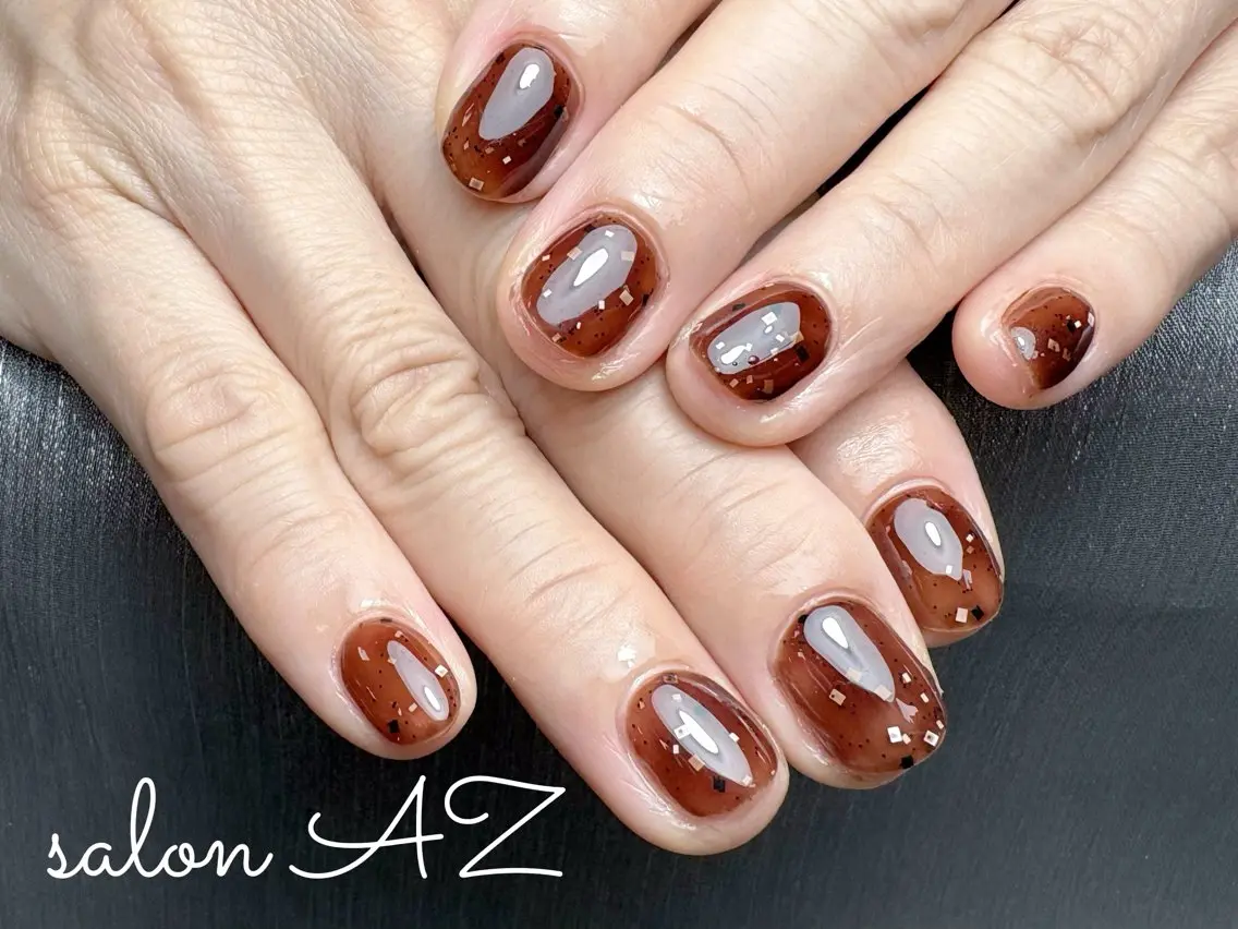 ネイル オフィスネイル ハンドネイル salon AZのネイルデザイン