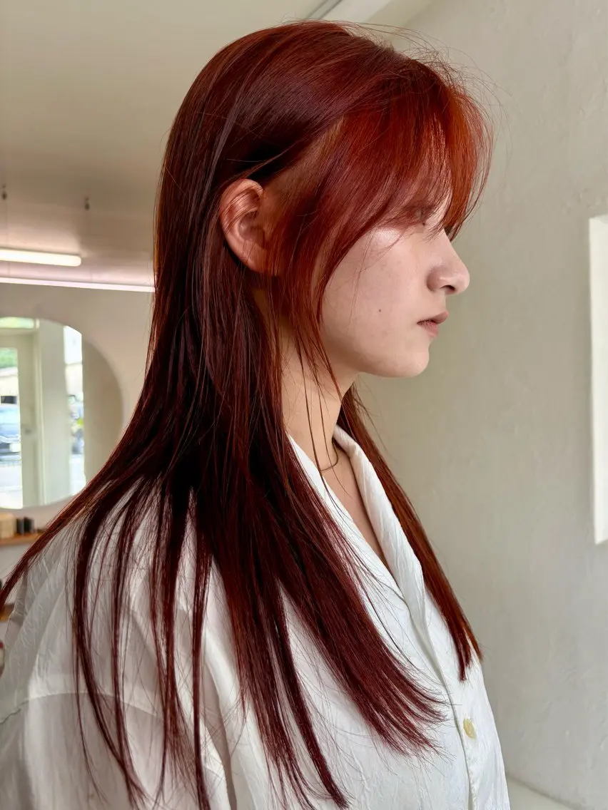 カラー ヘアカラー hana. /ロングカットモデルのヘアスタイル
