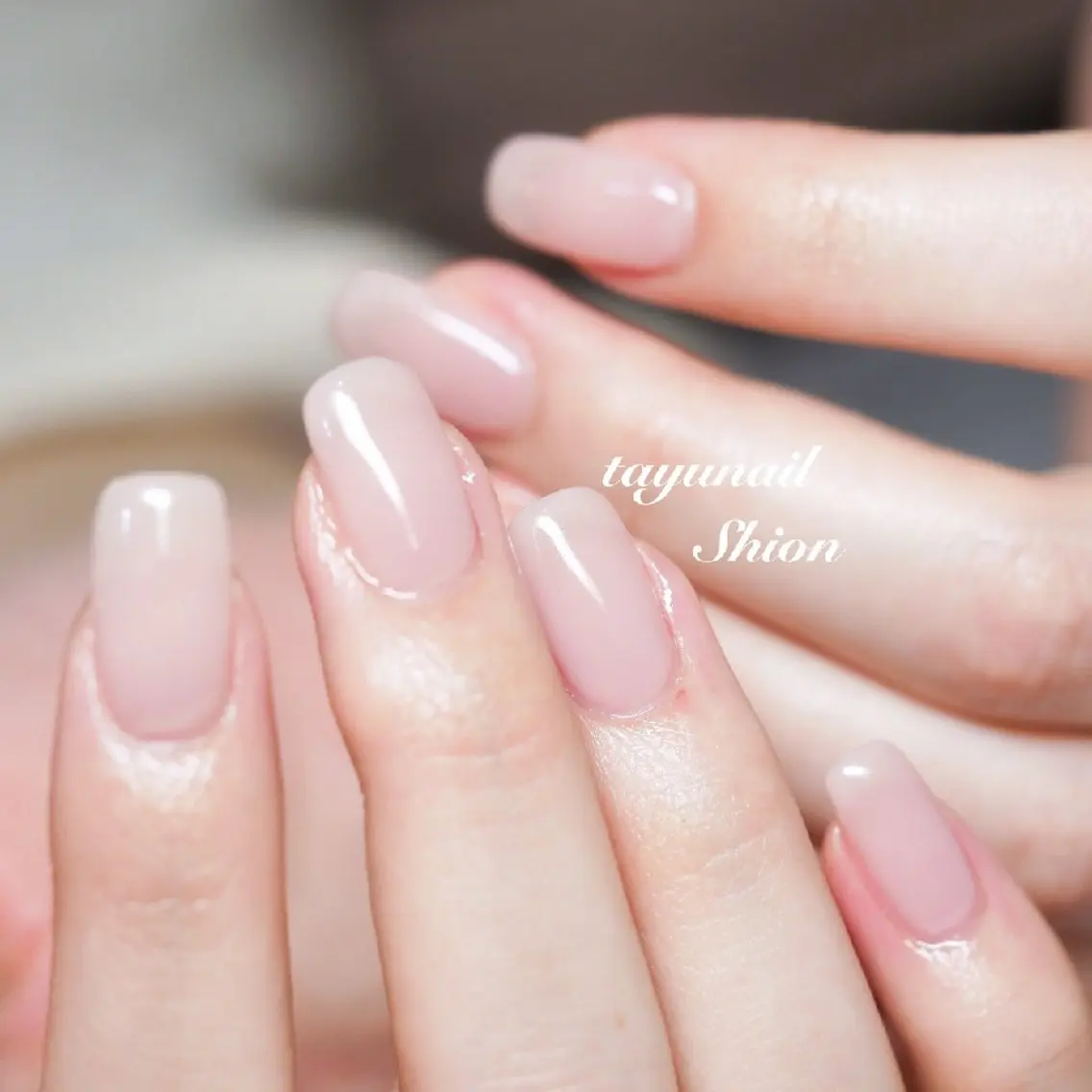 ネイル ジェルネイル パラジェル シンプルネイル ネイルサロン 【たゆnail】のネイルデザイン