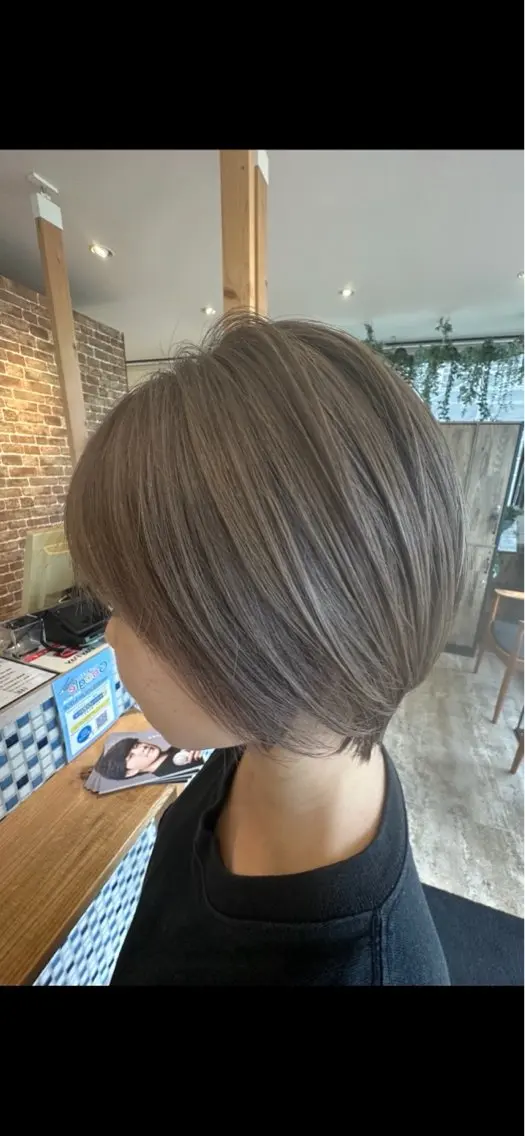 ショート カラー パーマ 【髪質改善師】小林 秀禎のヘアスタイル