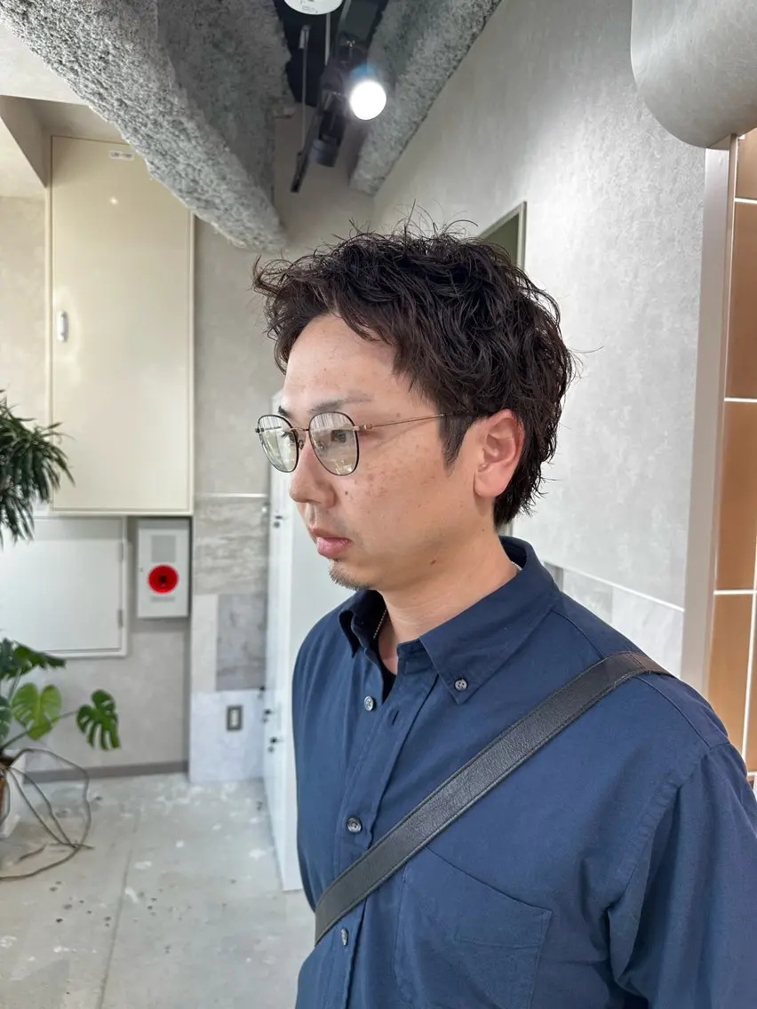メンズ メンズパーマ ere hair salonのヘアスタイル