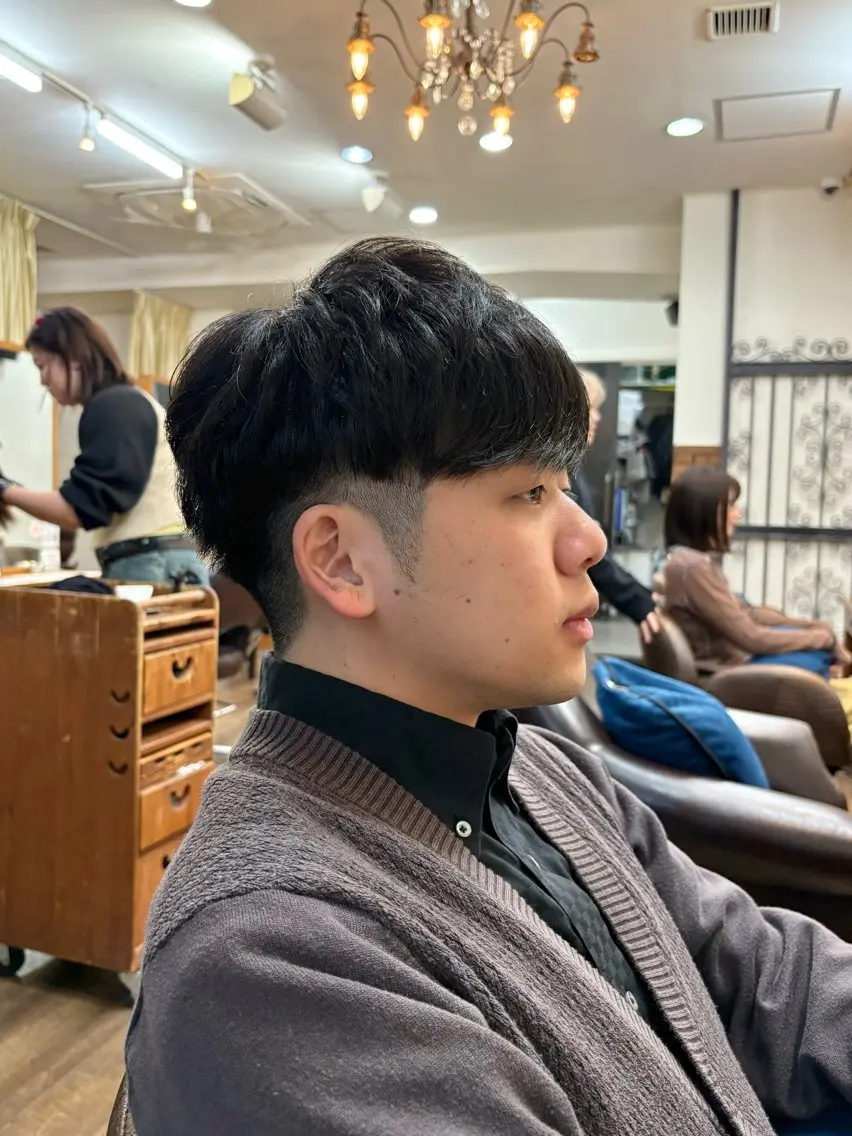 メンズ カット トリートメント ヘッドスパ 💈直毛×ツイスパの プロ🥷清水真之介のヘアスタイル