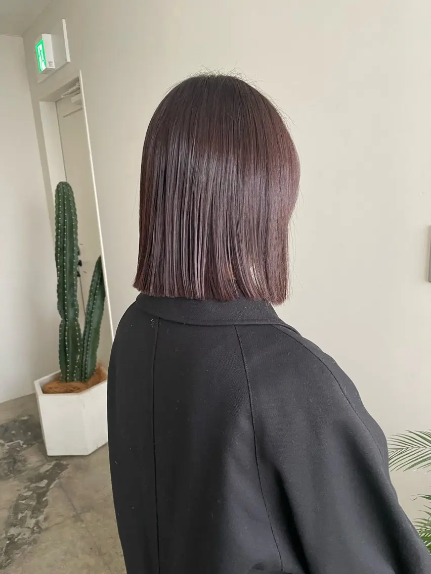 ミディアム カラー ブラウンカラー ピンクカラー ピンクブラウン ayano /トレンドヘアのヘアスタイル