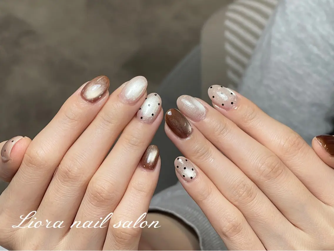 ネイル チークネイル フットネイル フレンチネイル ジェルネイル ガーリー ハンドネイル Liora nailのネイルデザイン
