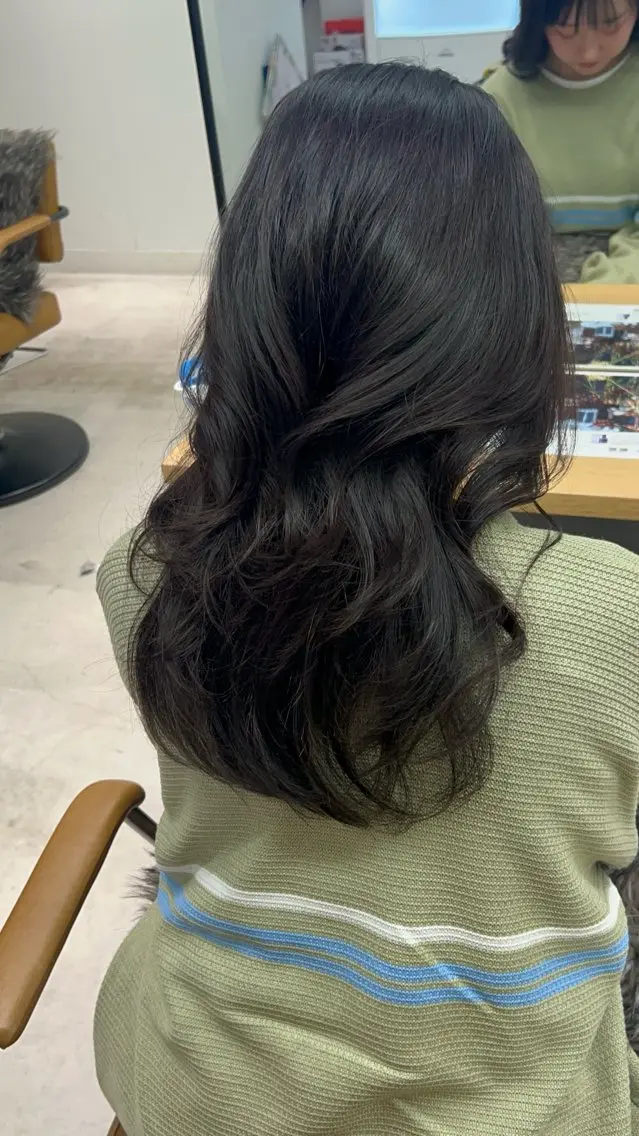 カラー 上之門 未結のヘアスタイル