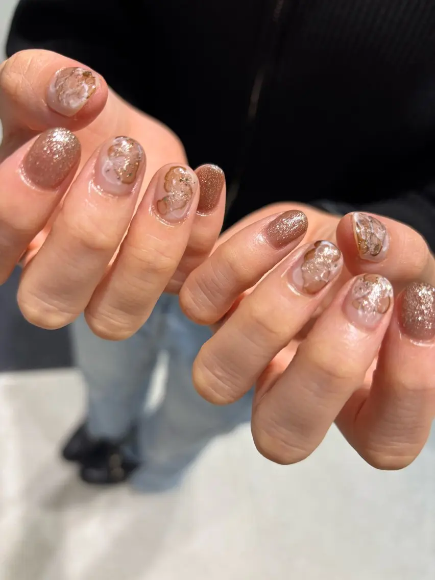 ネイル kanell⭐︎ ニュアンスネイルのネイルデザイン