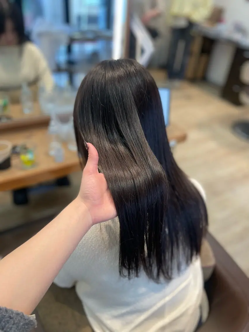 ロング ヘアカラー koiki/赤味消し /艶カラー🎀✨のヘアスタイル