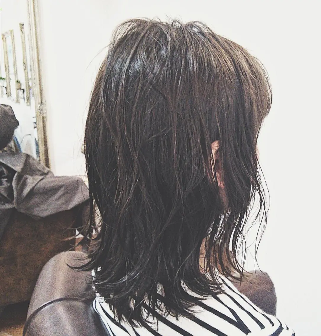 ミディアム ノグチ ユウキ/ボブのヘアスタイル