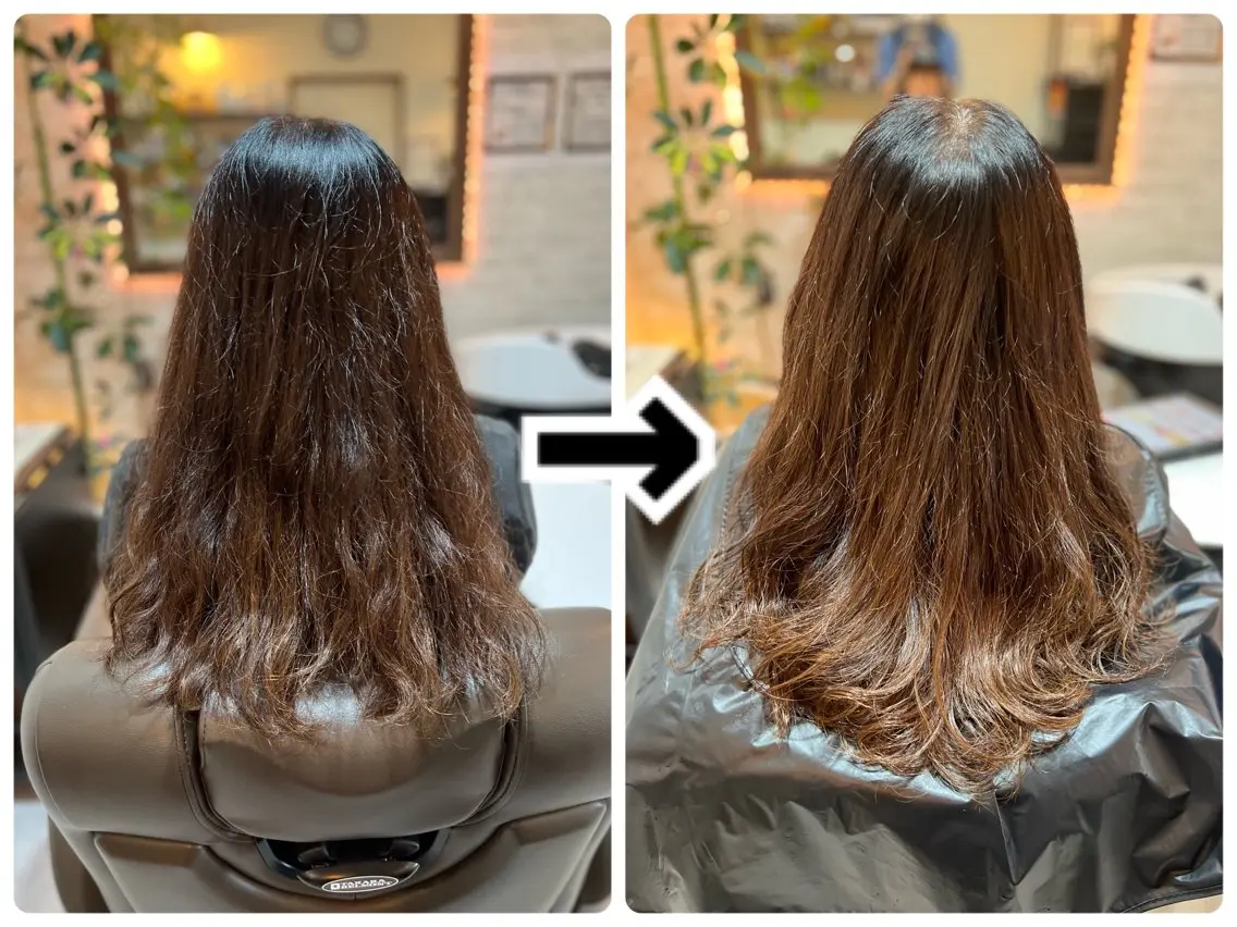 ロング くせ毛 ツヤ髪専門美容師 桑原 和誠のヘアスタイル