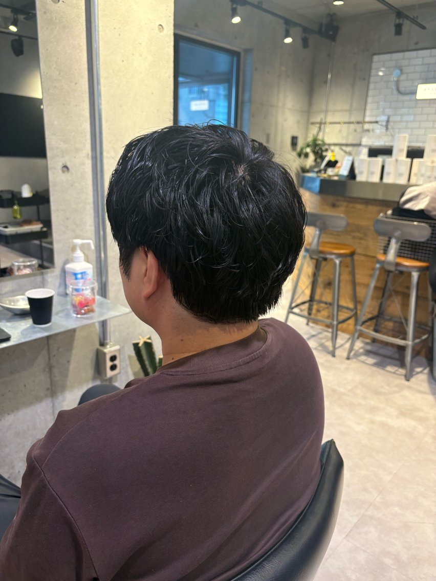 メンズ カット 韓国ヘアー🇰🇷 MIWAのヘアスタイル