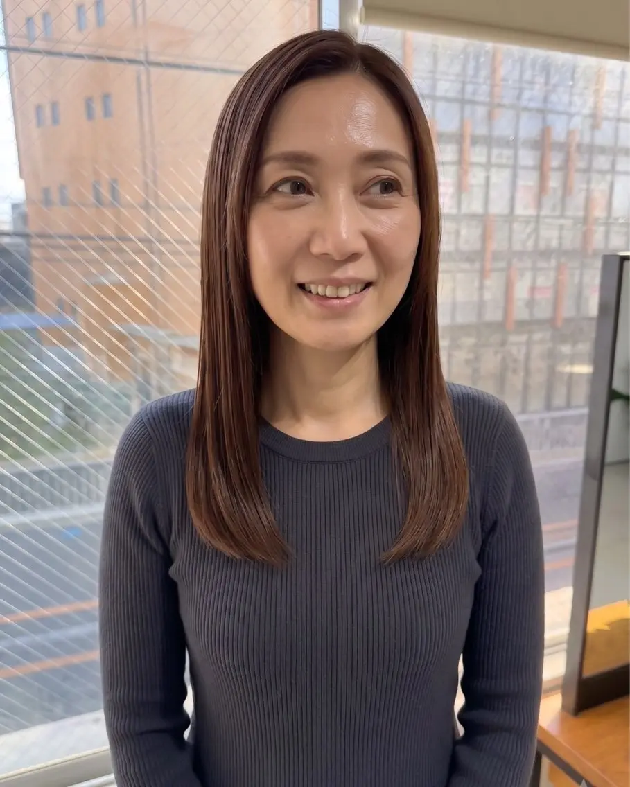 カラー 髪質改善🌟美髪💐 服部睦月のヘアスタイル