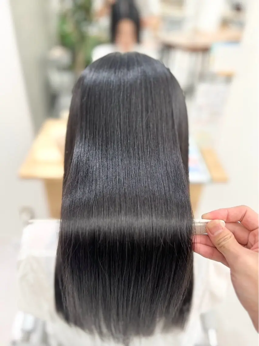 カット+プレミアムストレート+🫧TOKIOクイックトリートメント5Stepの写真